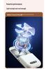 Portable Neck-Hanging USB Fan with Foldable Stand and Makeup Mirror