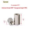 Hexagonal Stainless Steel Extended Stud Nut M3-M20