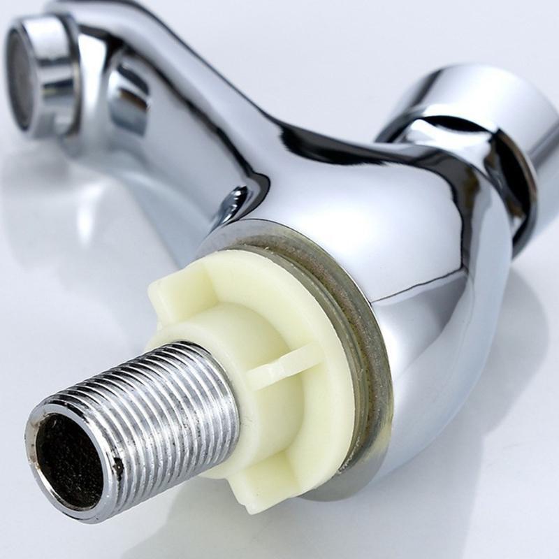 Heavy Type Alloys Basins Faucet Cold Water Only Leak Resistant Coppers Mechanism Easy Installation Bathroom Fixture