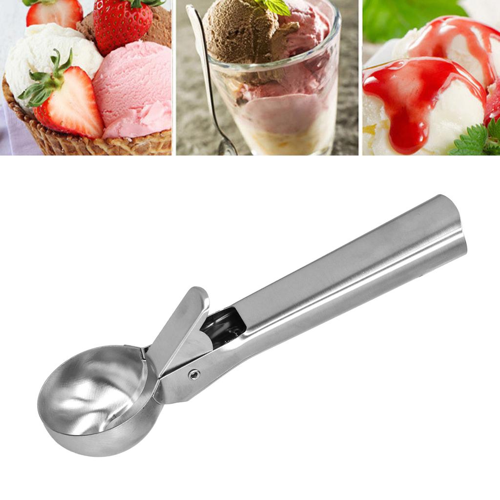 Ice Cream Scoop Stainless Steel Scooper with Comfortable Handle for Yogurt Ice Cream