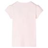 T-shirt pour enfants rose pâle 92/104/116/128/140