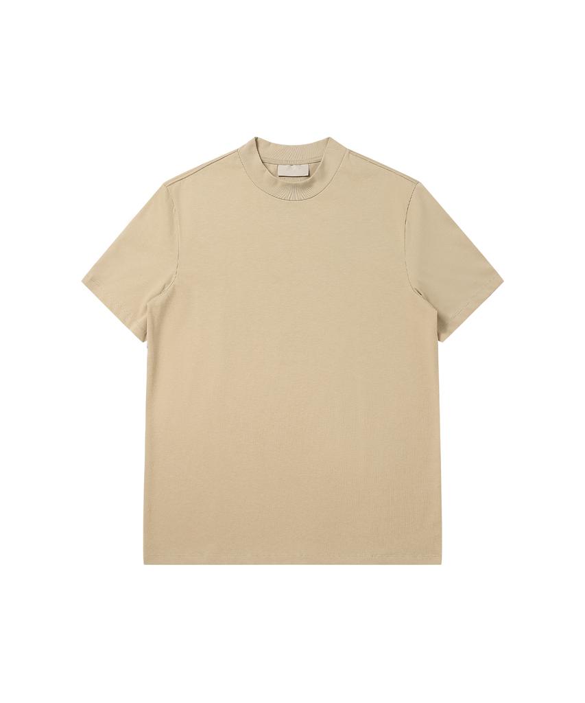 Soru Alt Crew Neck Short Sleeve T-Shirt_Beige