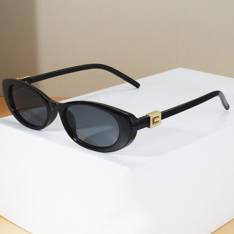 New 10pcs Ladies Small Oval Sunglasses UV Protection Retro Casual Vacation Eyewear Unisex Fashion Suneyeglass