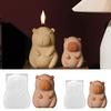1 Peça Molde de Silicone Triunfante DIY para Vela Aromática Boneco Capivara Ornamento