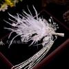 New high-value crystal mesh butterfly tassel hairpin hair accessories antique forest elf adult and children's hair accessories
