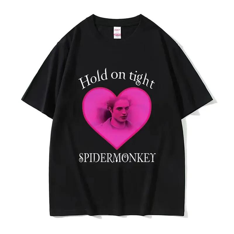 Nowa koszulka graficzna Daddy's Girl Robert Pattinson Hot Saga Zmierzch Vintage Koszulki Męskie Damskie Letnia Moda Streetwear T-shirt