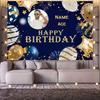 1 striscione di compleanno personalizzato con nome, età e foto, adatto per feste di compleanno, più dimensioni tra cui scegliere