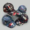 Hard Top Reflective Graffiti Pattern Baseball Cap Personalized Sunshade Men'S And Women'S Bronzing Wind Outdoor Cap