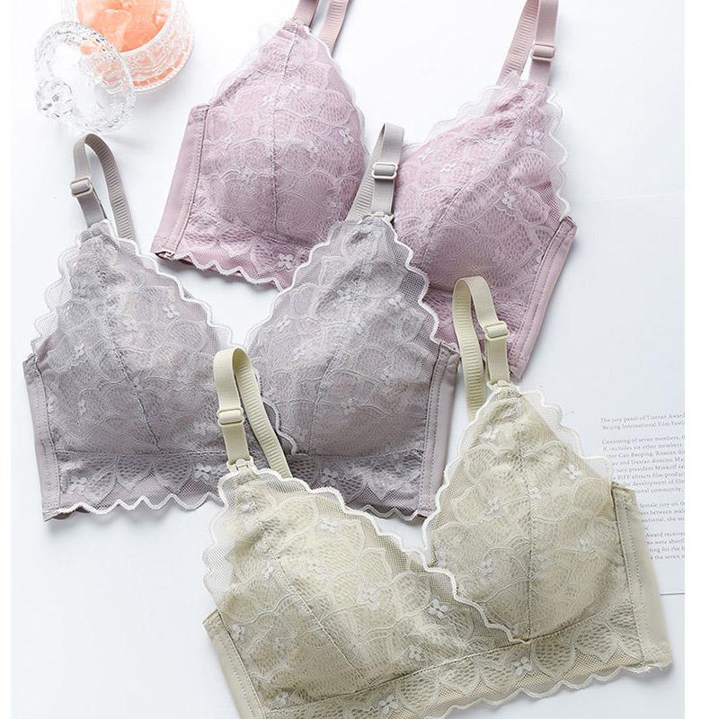 Breast-feeding Underwear Lactation Underwear Gather To Prevent Sagging Maternity Bra Postpartum Feeding Bra  Front Opening