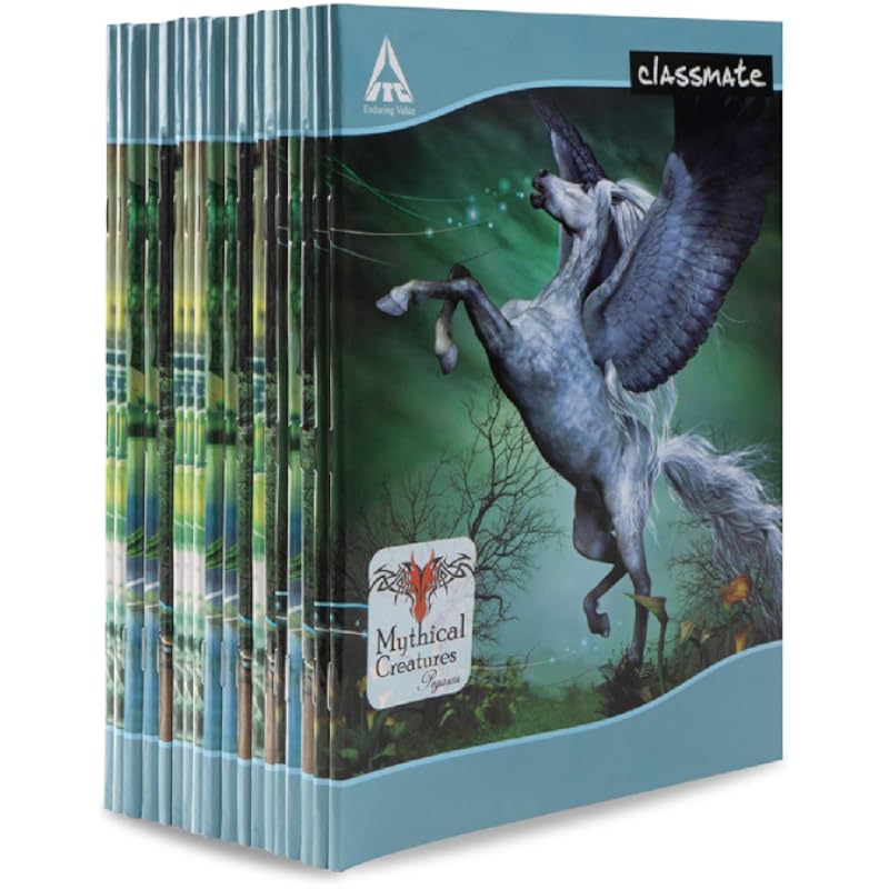 Classmate Notebook - Single Line Interleaf, 120 Pages, Soft Cover, 240mm x 180mm (Pack Of 12)