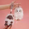 PP Cotton Plush Doll Pendant Soft Long Hair Cat Keyring Fashione Puppy Cat Plush Keychain  Kids