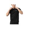 Adidas Classic Three Stripes Quick-Dry T-Shirt Breathable Casual Fashion Trend Sports Crew Neck Short Sleeve Men Tops Black KC3741