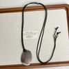 U-Shape Metal Pendant Necklace Irregular Sweater Chain New Long Leather Rope Necklace  Gifts
