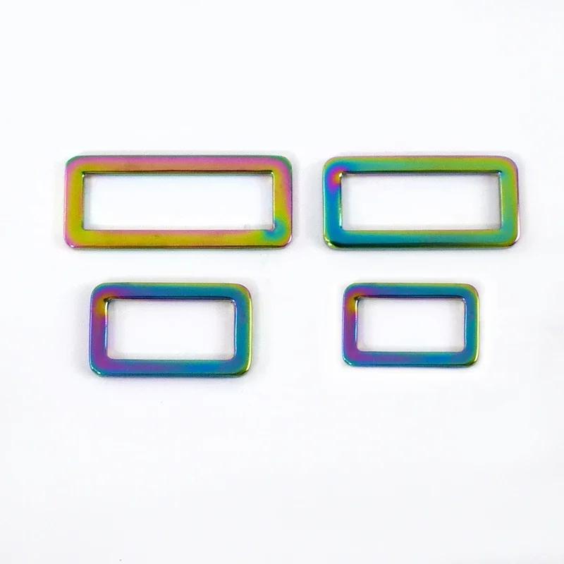 Meetee 20 stuks 20-50mm 16 kleuren metalen gesp webbing verstelgespen tasriem schuifring sluiting DIY leer hardware accessoires