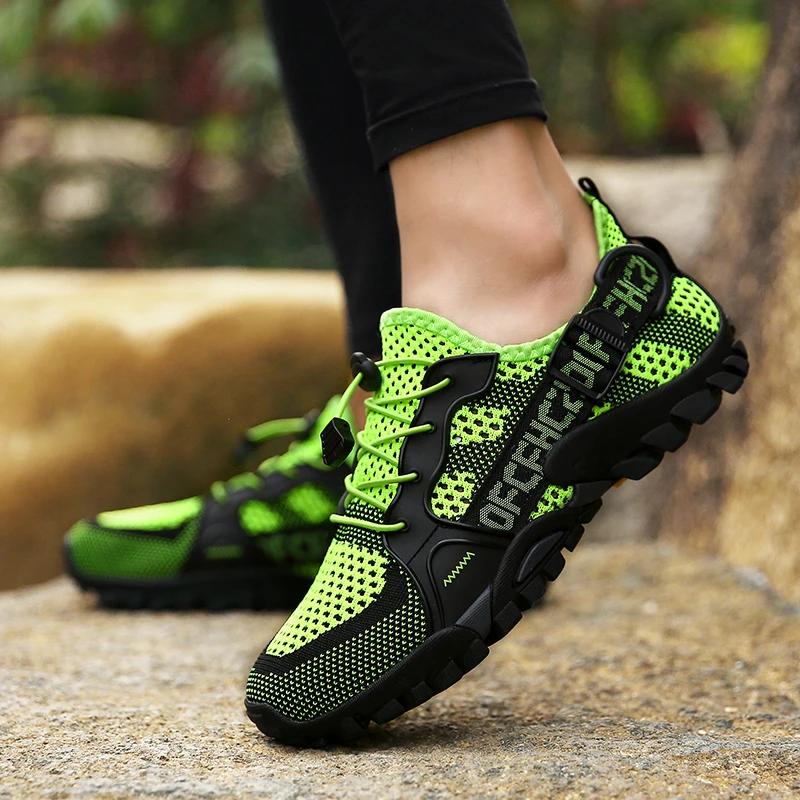 Women Outdoor Quick Dry Beach Wading Sneakers Men Non-Slip Trekking Walking Shoes High Quality Soft Summer Hiking Aqua Shoes