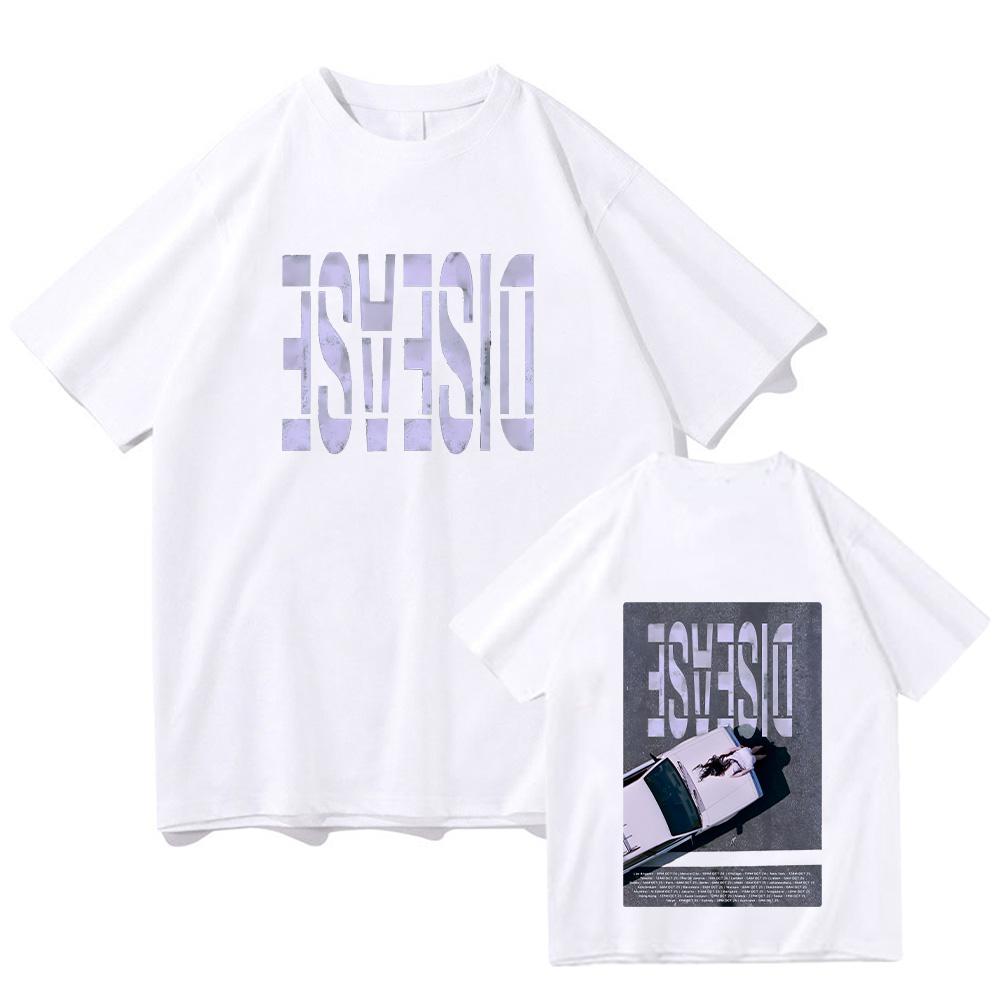 2026 SpringSummer Lady Gagas New Single Disease Collection of Creative Printed Design Fashion TShirt
