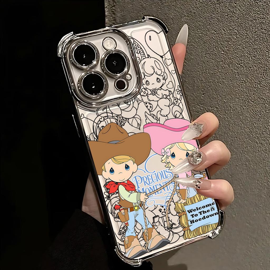 Neue galvanisierte Handyhülle für Oppo Realme C85 15T C71 C75 C55 C53 C30 C35 C33 C31 C21 14 13 12 Pro Plus Sturzfest P-Kostbares Paar