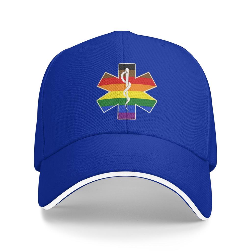 Star Of Life Philly Pride Baseball Cap Healthcar Casual Couple WomenTrucker Hat Hot Sale Print Kpop Rock Baseball Caps Gift