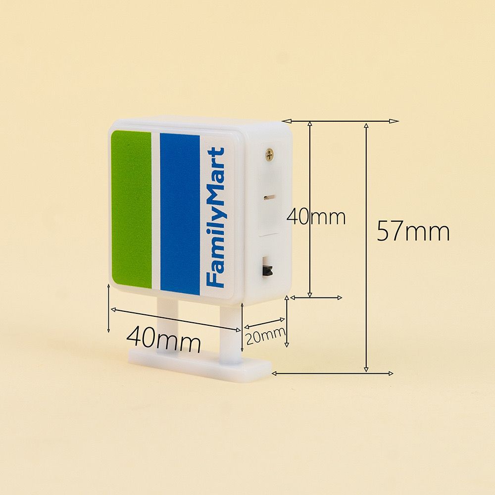 711 Scatola Luminosa Magnetica per Negozio Magnete per Frigorifero Cartello Espositore Mini Statuetta Giocattolo