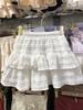2025 Sweet Soft Girl Lace Midi Skirt – Summer Design Puffy Mini Skirt for Women