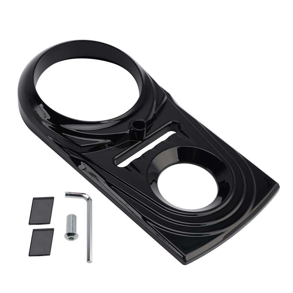 Gas Tank Dash Panel Insert Cover For Softail FLSTC FXST Street Glide Black
