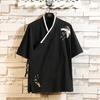 Spring New Chinese Style Kung Fu Tops Men Diagonal Front Closure Hanfu Blouse Harajuku Cardigan Male Traditional Chinese Clothes