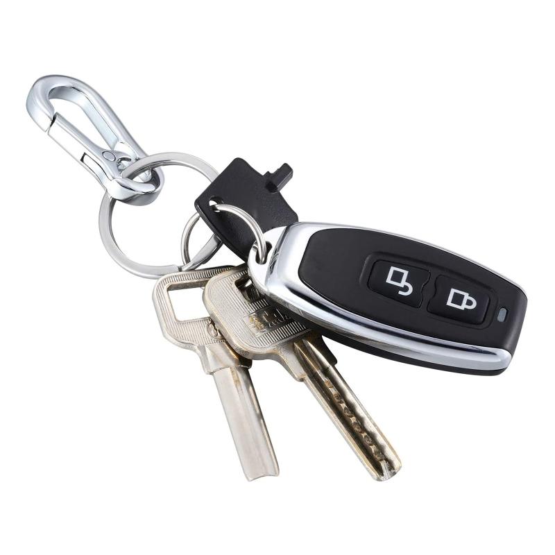 Alloy Carabiners Clips Keychain Hook Buckle Single Loop Indoor Outdoor Tools for Backpack Camping Hiking