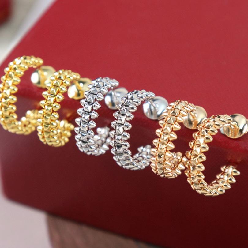 New Vintage Hot Brand Earrings Bullet Eardrop Luxury Jewelry for Women Fashion Designer Pure 925 Sterling Silver Lady Ear Stud