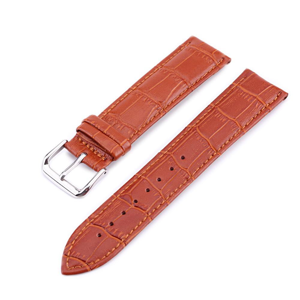 Pasek do zegarka ze skóry krokodylej 10 12 13 14 15 16 17 18 19 20mm 21 22 23 24mm Pasek do zegarka Stalowa klamra szpilkowa Paski do zegarka Pasek