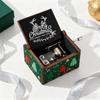 Hand-Crank Wooden Christmas Music Box - Creative Ornament
