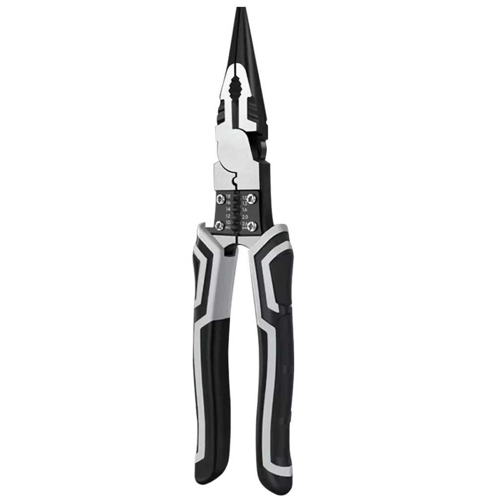 Flat/Pointed Mouth 9-inch Wire Plier Steel Wire Stripper Household Diagonal Plier Locksmith