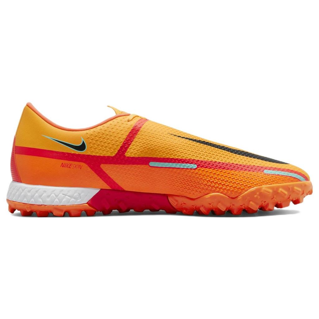 Nike Phantom GT 2 Pro Casual Ευέλικτο Χαμηλό Top TF (Καουτσούκ καρφιά) Αντιολισθητικά Ανθεκτικά Παπούτσια Ποδοσφαίρου Ανδρικά αθλητικά παπούτσια Πορτοκαλί Κίτρινο DC0768-808