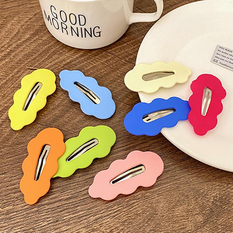 10PCS Fashion Women Hair Accessories Candy Color Hairpin Cloud Fairy Hair Clip Spring Summer Style Barrette Girls Headdress