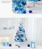 New Style Mini Blue Christmas Tree Set - 45cm/60cm Desktop Decoration