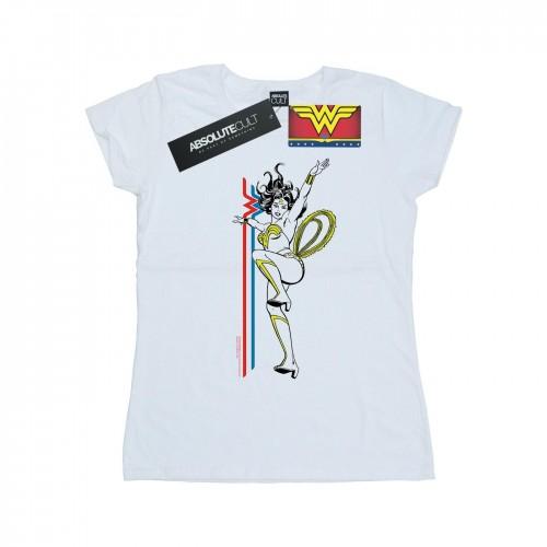 DC Comics Womens/Ladies Wonder Woman Retro Pose Cotton T-Shirt