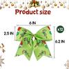 Christmas Bows for Wreaths, DIY Xmas Tree Decorations for Tree Gift Wrapping Garland Home Decor