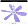 Portable USB 5V Tent Fan Celling Fan Outdoor Gazebo Fan Canopy Hanging Fan For Outdoor Dorm Tent Travel Home