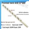Extra Long 5060 Cm Twist Drill Bit, 500mm High-Speed Steel, Straight Shank for Deep Hole Drilling In Stainless Steel, Wood, 468 Industrial Series.