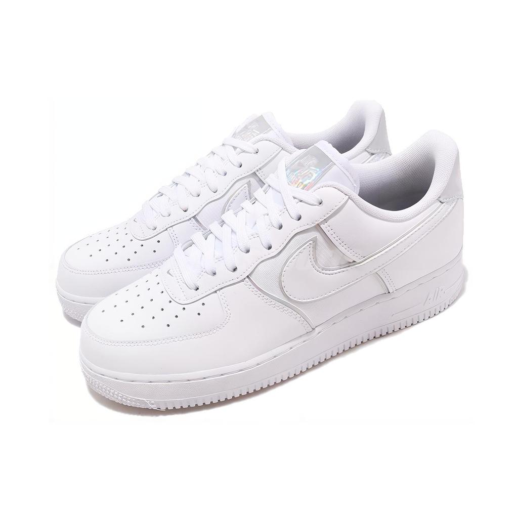 New Nike Air Force 1 Low '07 LV8 4 White Silver AT6147-100