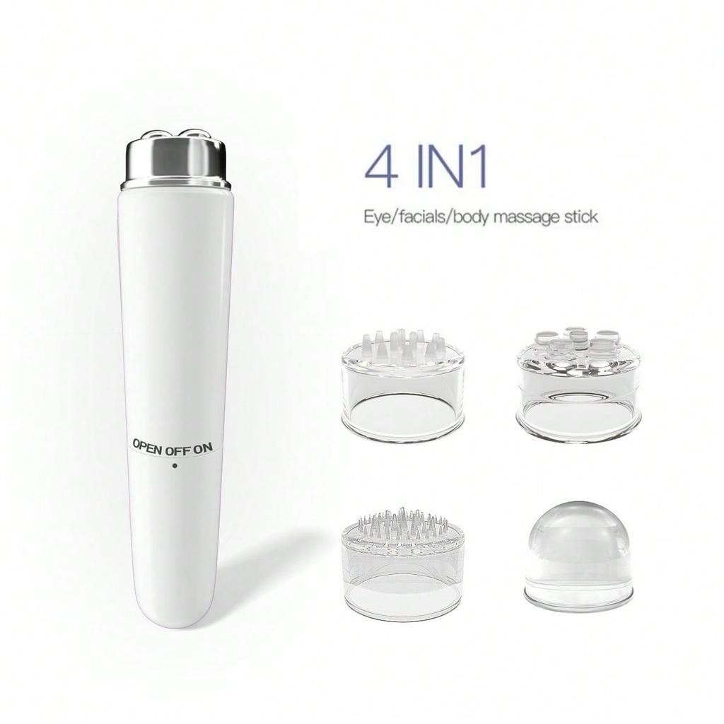 1/2PCS 4 In 1 Electric Facial Massager Micro Vibration Eye Instrument For Relax Eye Dark Circles Eye