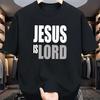 JESUS IS LORD Christian Quote Print TShirt Unisex WoUnisex Casual Cotton Tee Summer Short Sleeve Graphic T Shirts Unisex Tops
