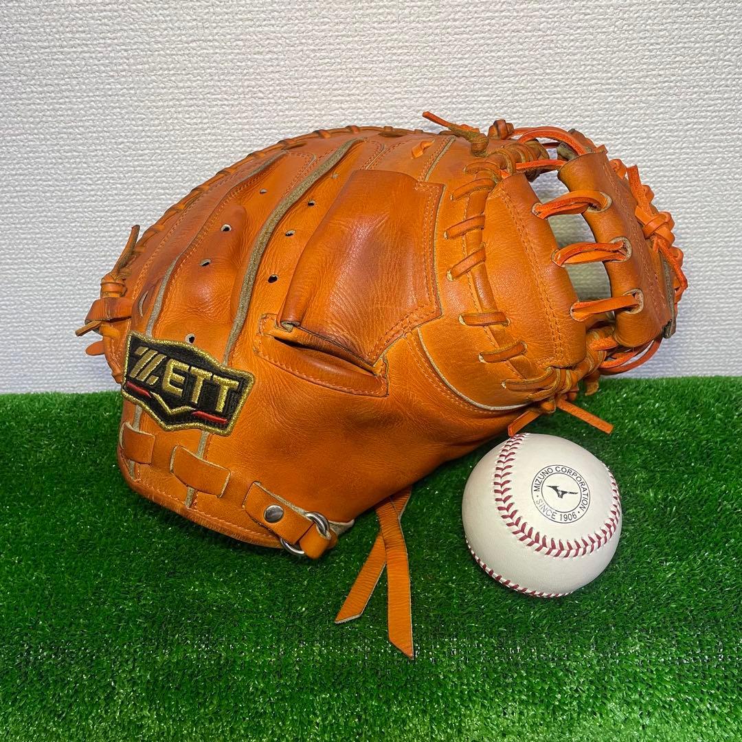 Used Proste Hardball Catcher s Mitt High School Baseball Compatible Color Kobayashi Type Vertical Type