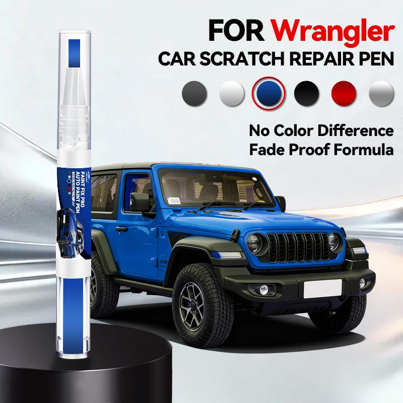 Purpose Vehicle For Jeep Wrangler 1987-2025 YJ YJ TJ JL Paint Repair Pen Touch Up Scratch Remover DIY Auto Accessories Black Whi