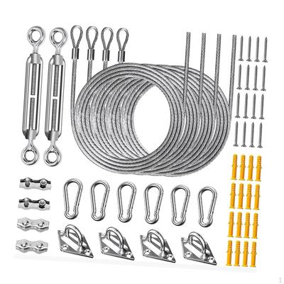 Shade Hardware Kit Accessories Replacement Easy Installation for Rectangle & Triangle Sail