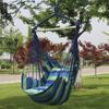 Outdoor Garden Swings Half-wrapped Canvas Hammock Chair Indoor Stress Reduction Hanging Chair Leisure Garden Chair