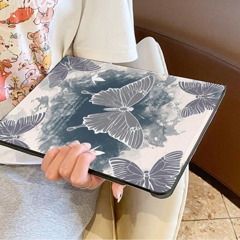 Smart Cover with Pencil Holder for IPad Air 5 2022 Air 4 Case Pro 11 2nd 3rd 4th Ink Sunflower Tablet Cover 10.2 7th 8th 9th Gen