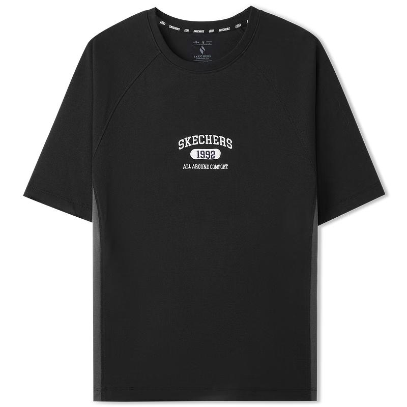 Skechers Women s Round Neck Short Sleeve Sports T-Shirt M