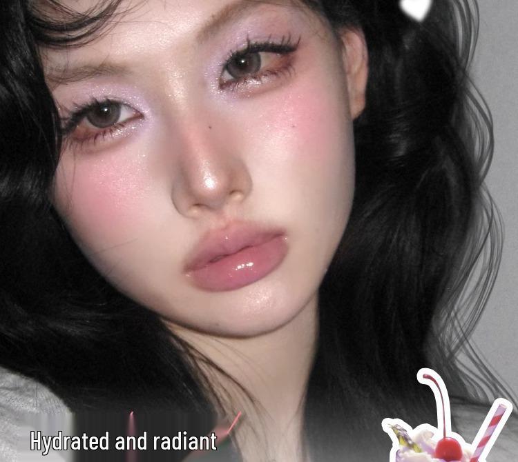 LEEMEMBER Water Essence Series: Lychee Melon Lip Gloss, Chocolate Matte Lipstick, Affordable Lip Glaze