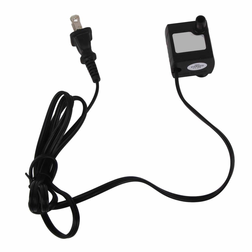 Pompe de Fontaine à Eau pour Animaux de Compagnie IPX8 Étanche Réglable Silencieuse Mini Pompe à Eau Submersible pour Chats