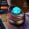 Solar-Powered Rotating Car Aromatherapy Ornament 